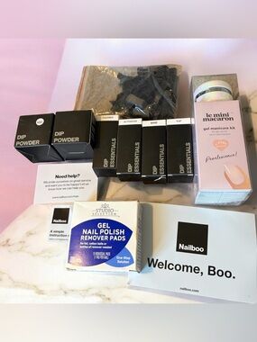 Nailboo Gel Manicure Kit with Dip Powder Essentials & Accessories